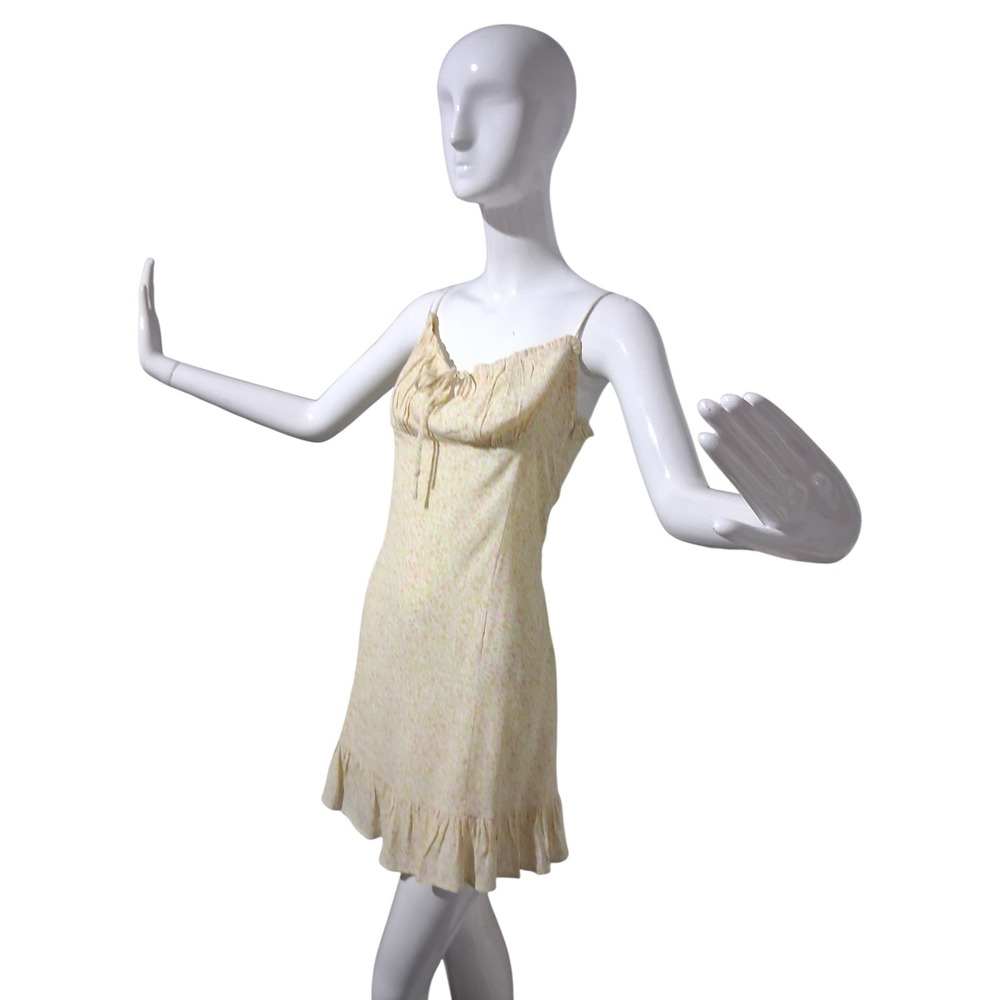 Y2k Babydoll Sophie Rue Women's size Medium Ruffle Cottagecore Dainty Mini Dress